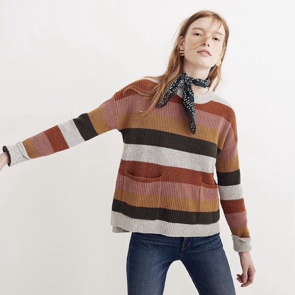 Madewell Sweaters - Madewell Thompson Pocket Pullover Sweater